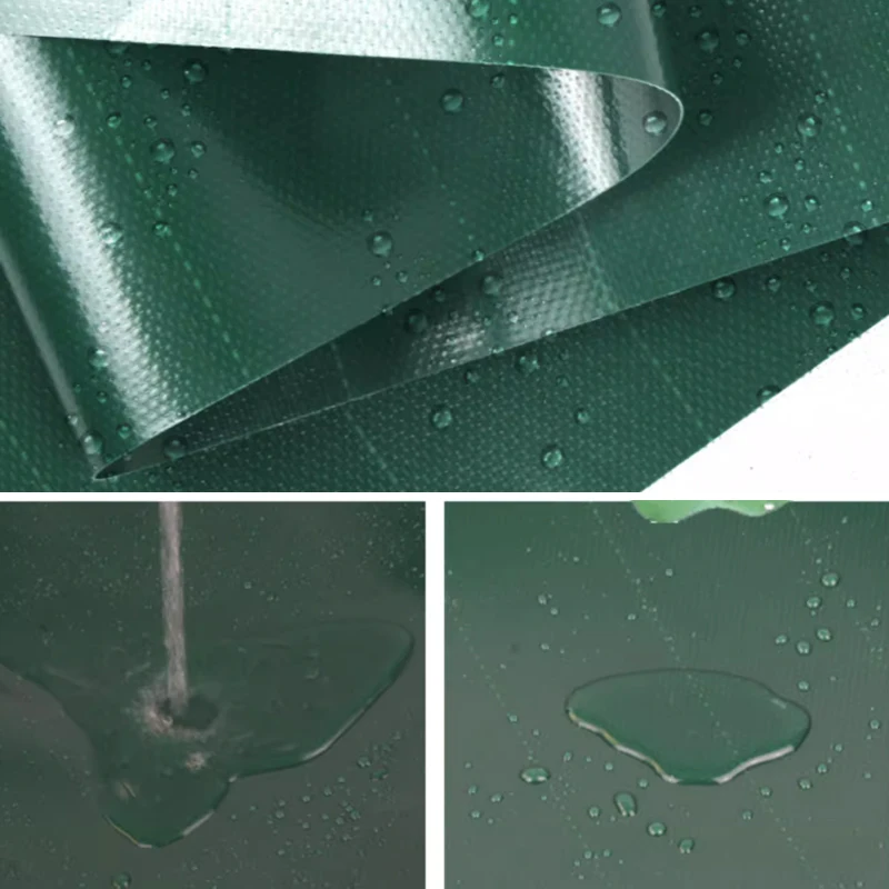Customize Outdoor Pergola Tarpaulin with Zipper Yard Tent Visible Rainproof Cloth Carwash Room Waterproof Curtain