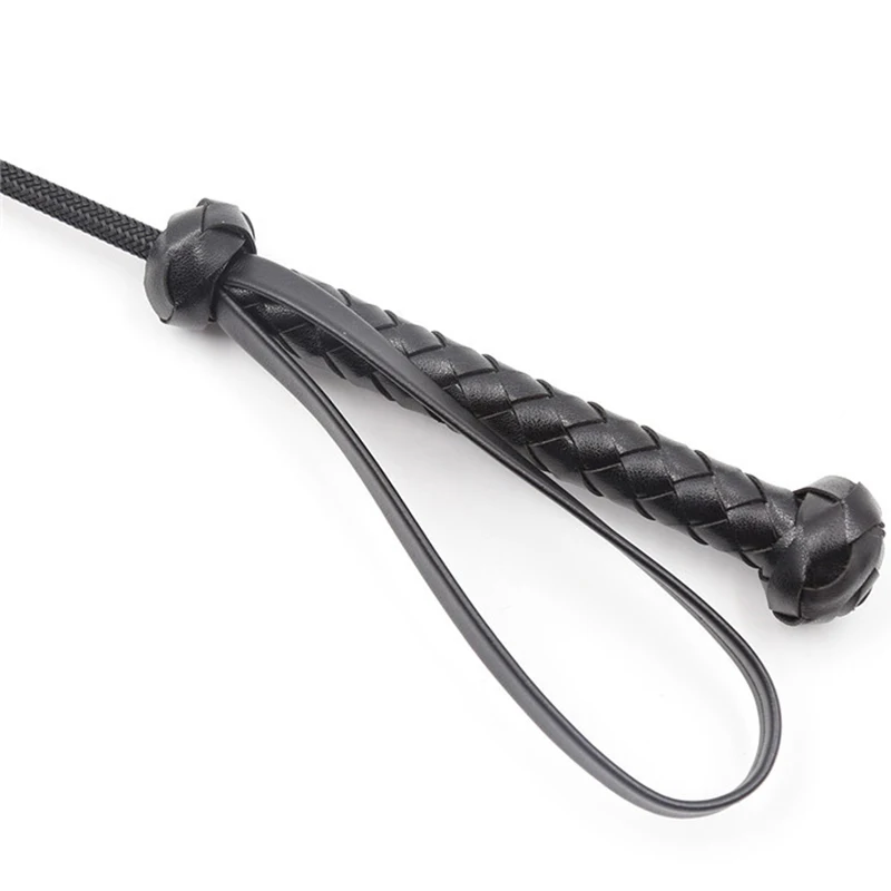 61CM PU Leather Horse Whip Premium Crops Equestrianism Paddles Riding Crop Horse Whips with Wrist Strap 2