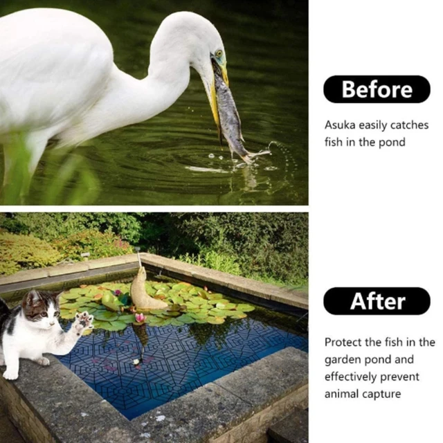 10 Darabos Műanyag Halhálózat Tó Őr Háló -Védelmező Hatszögletű Úszó Hal Csatok Borítója - Image 3