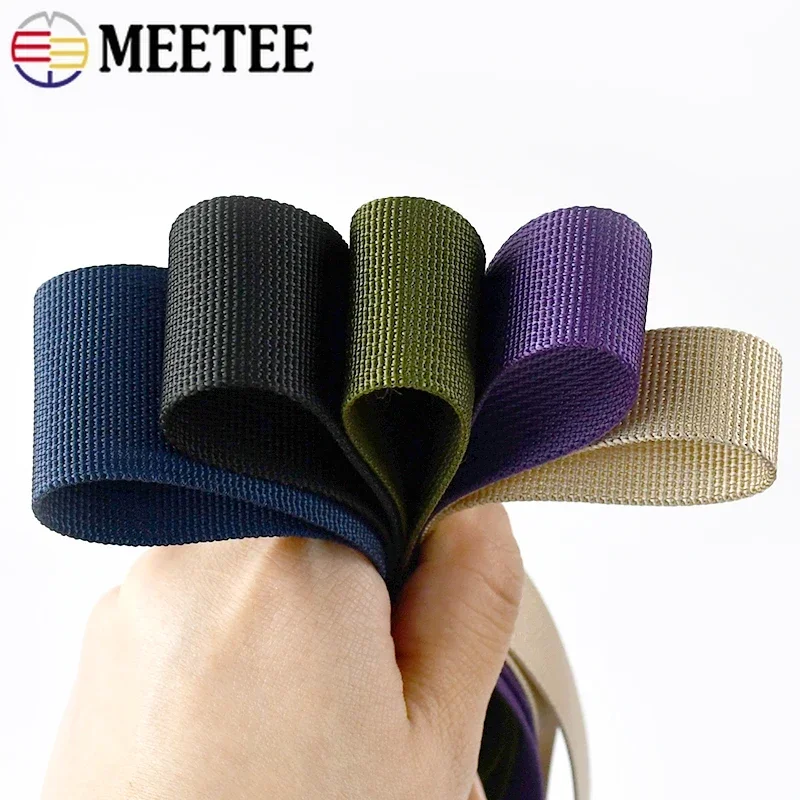 Durable Nylon Webbing for Sewing and Crafting - 10 Meters, 20-50mm Width