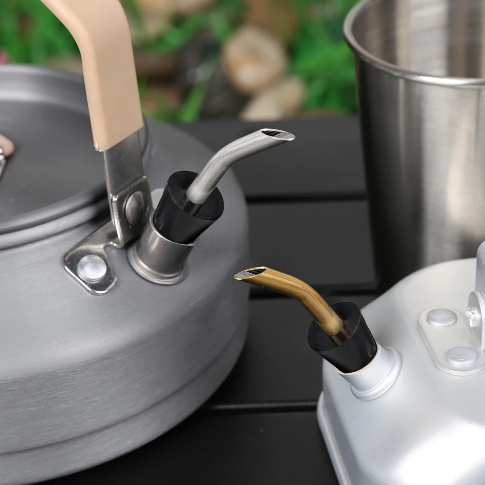 Silicone Stainless Steel Teapot Extension Tube Kettle Mouth Extension Tube Kettle Spout Water Nozzle For Camping
