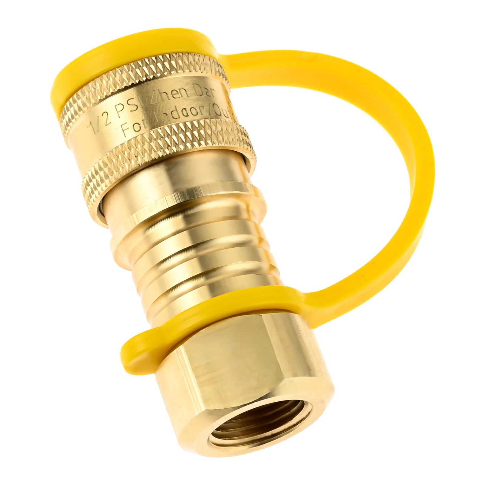 10 FT Natural Gas Hose 3/8" Male Quick Disconnect Plug x 3/8" Female Flare to Convert Natural Gas to Connecting Outdoor Firepit