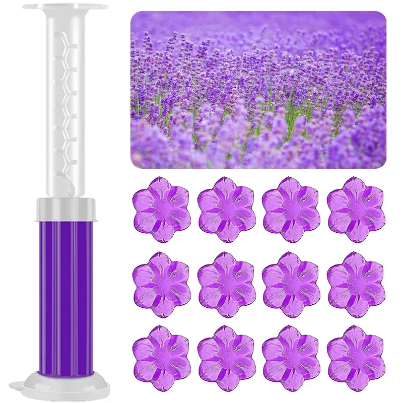 Floral Toilet Gel Air Freshener and Cleaner
