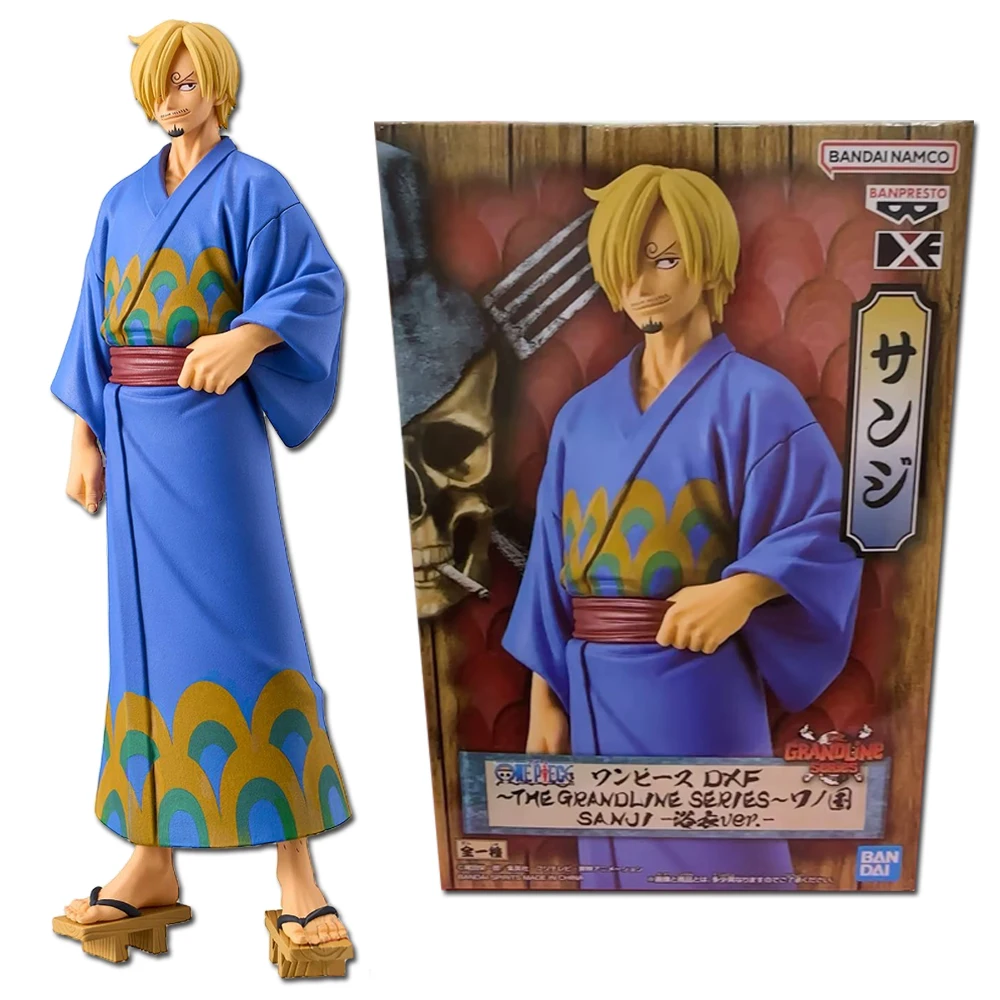 Anime ein stück dxf figur wanno land 17cm vinsmoke sanji roronoa zoro modell spielzeug dekoration sammlung kinder geburtstags geschenk