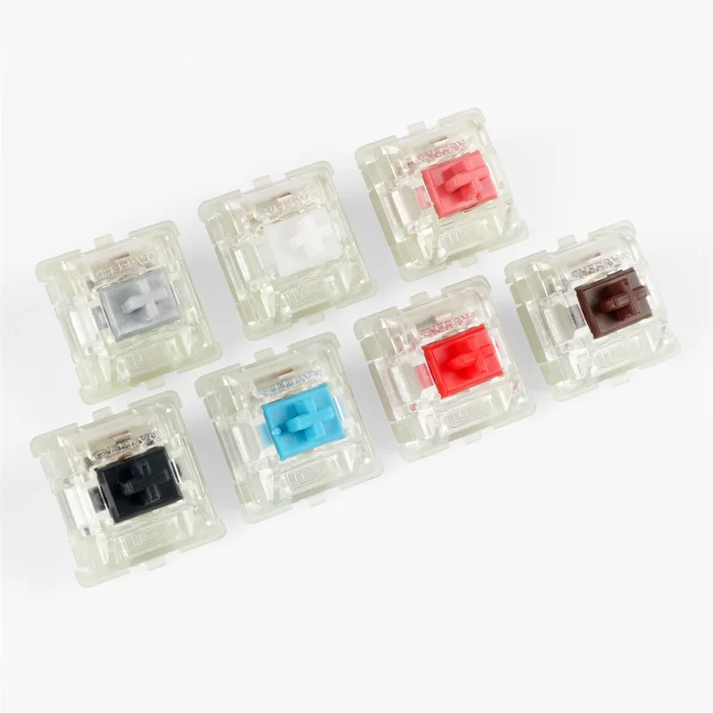 기계식 키보드 체리 Mx 스위치 검정색 3Pin Clicky 선형 촉각 자동 스위치 RGB 백라이트 LED SMD 게임용 키보드 스위치