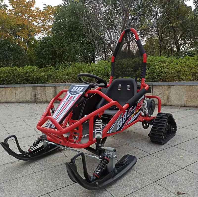 Snowmobile-168cc-150cc-Snow-Gasoline-Scooter-Chain-Driver-Winter-Sports ...