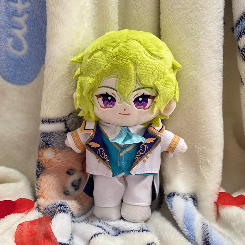 

20CM Anime Ensemble Stars Cosplay Tomoe Hiyori Soft Kawayi Outfit Dress Up Plush Doll and Cloth Christmas Carnival Gifts