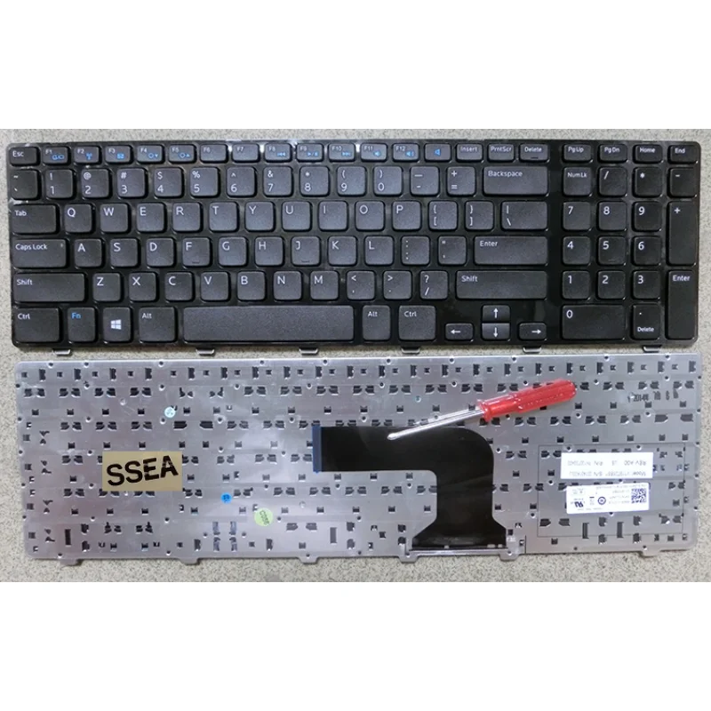 

New Laptop Keyboard for Dell Inspiron 17 3721 3737 17R 5721 US black Keyboard
