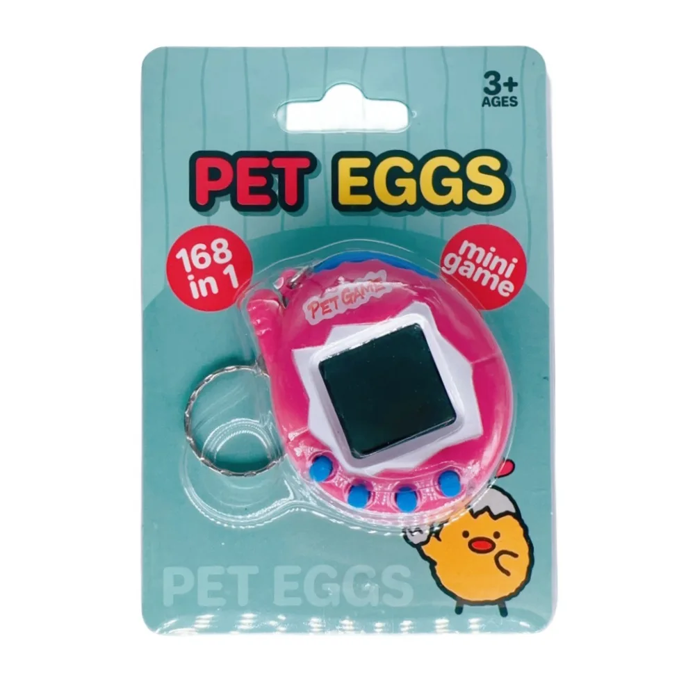 Portable Retro Classic Macaron Colors toys pets Mini Handheld Game kids games electronics handheld brain game With Keychain