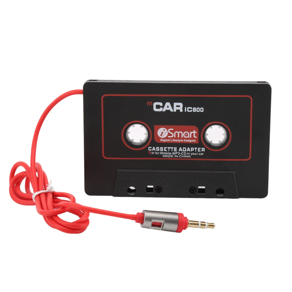 Car Cassette Tape Adapter Car AUX Audio Tape Cassette Converter For Phone Car  CD MP3 MP4 Tape Player