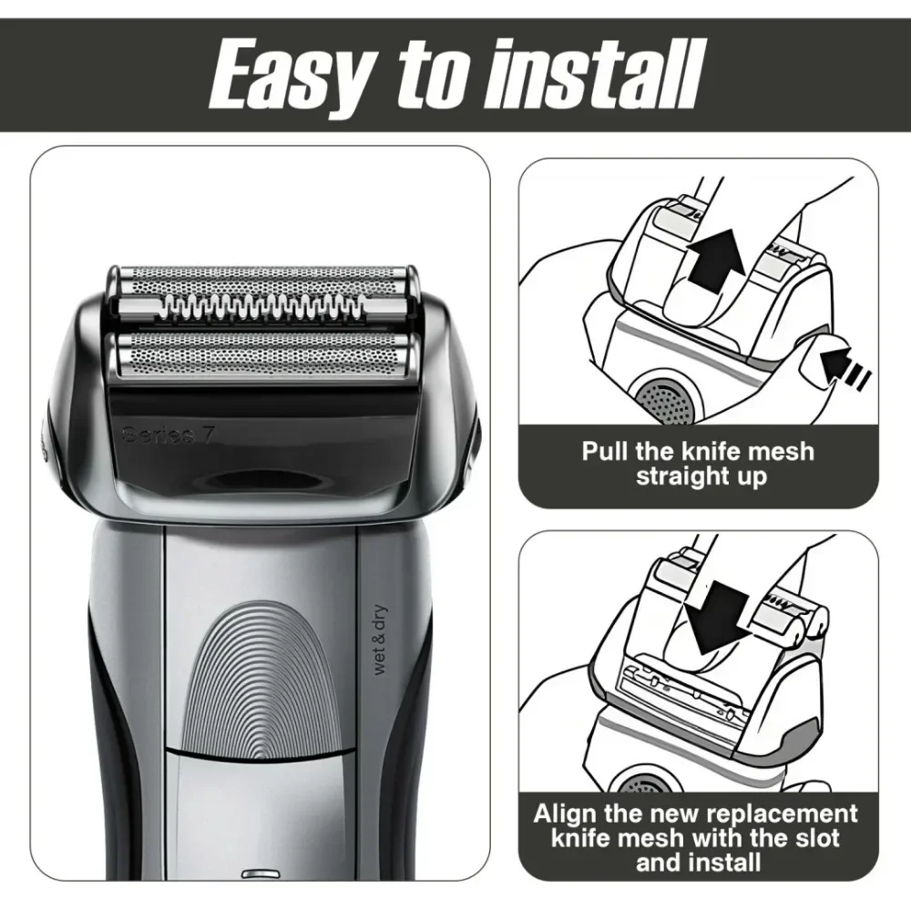 Description Picture 4 of itemNew Series 7 Replacement Head 70B 70S Compatible with Braun Electric Shaver for 760CC, 790CC,9565,720CC,730CC,735S,750CC Etc
