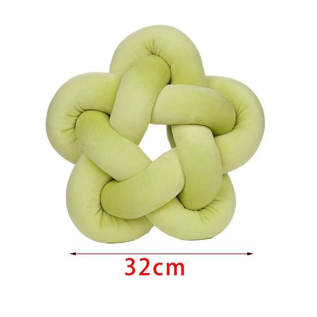 Star Shape Throw Pillow Comfortable Hand Woven Plush Pillow Thick Plush Throw Pillow for Bed Couch Living Room Chair Home Decor