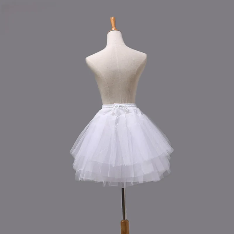 Children Skirts White Petticoat Under Wedding Dress Prom Party Dress Accessories For Girl