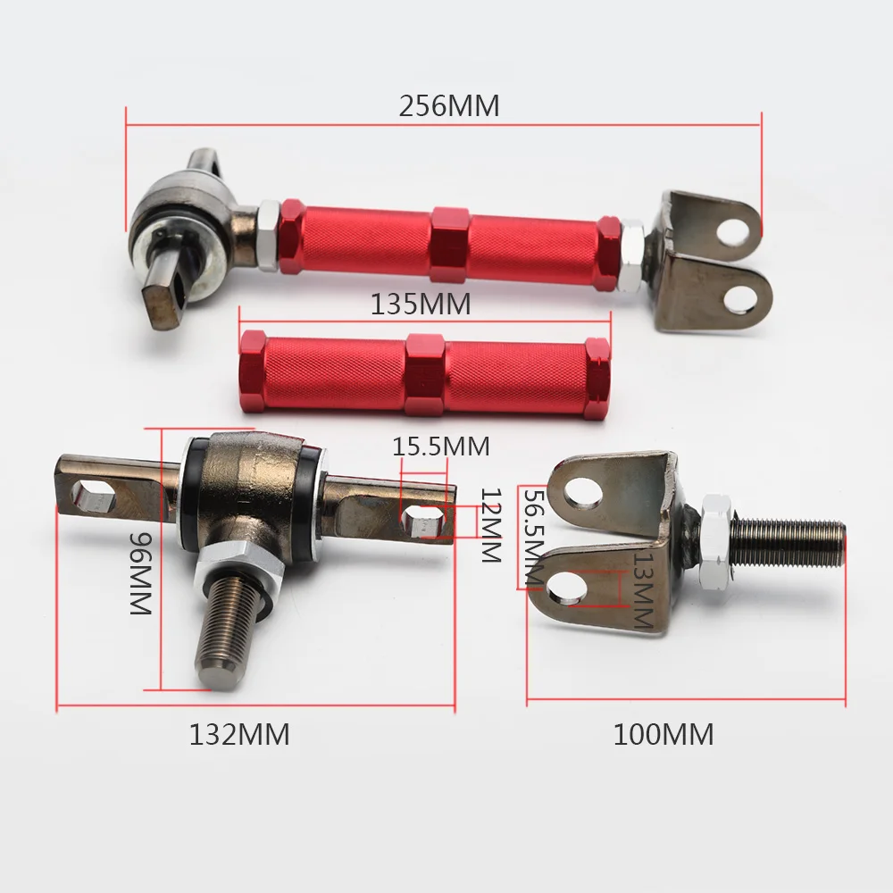 Rear camber kit 1pair Adjustable Racing Rear Suspension Camber Control Arms Kit For Honda Civic 01-06 EPCA7044
