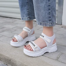 

2021 Summer Women Shoes Platform Sandals Fashion Wedges Sandals Women Simplicity Comfort Casual Shoes Woman Roman Sandal