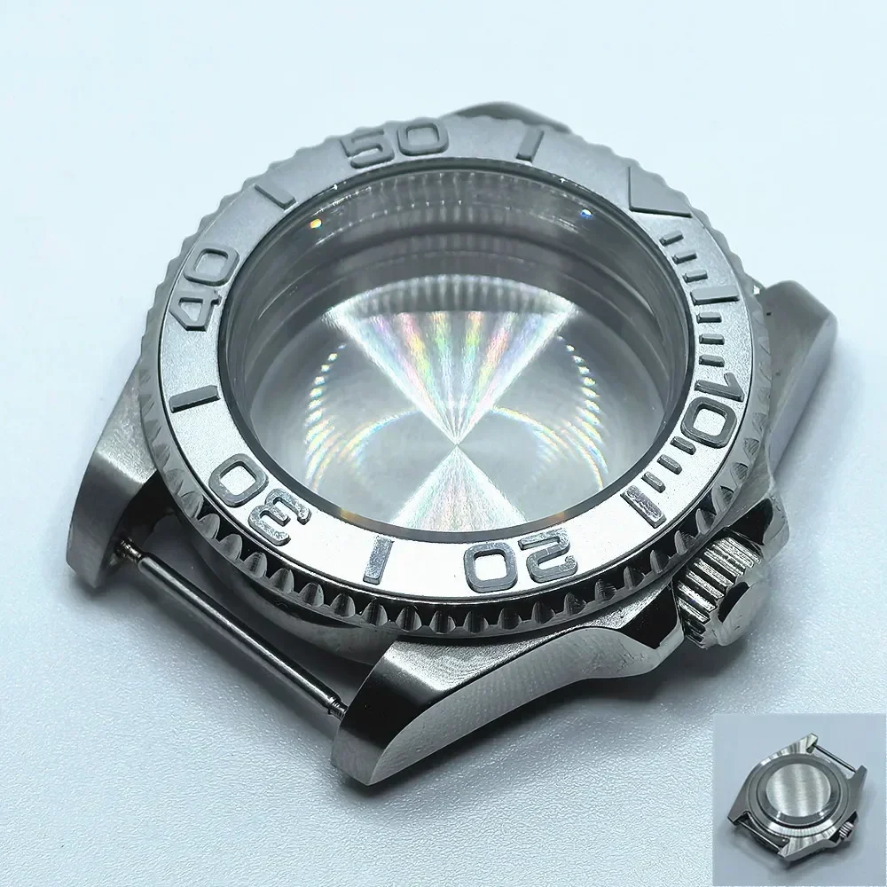 40mm Transparent Glass Watch Case