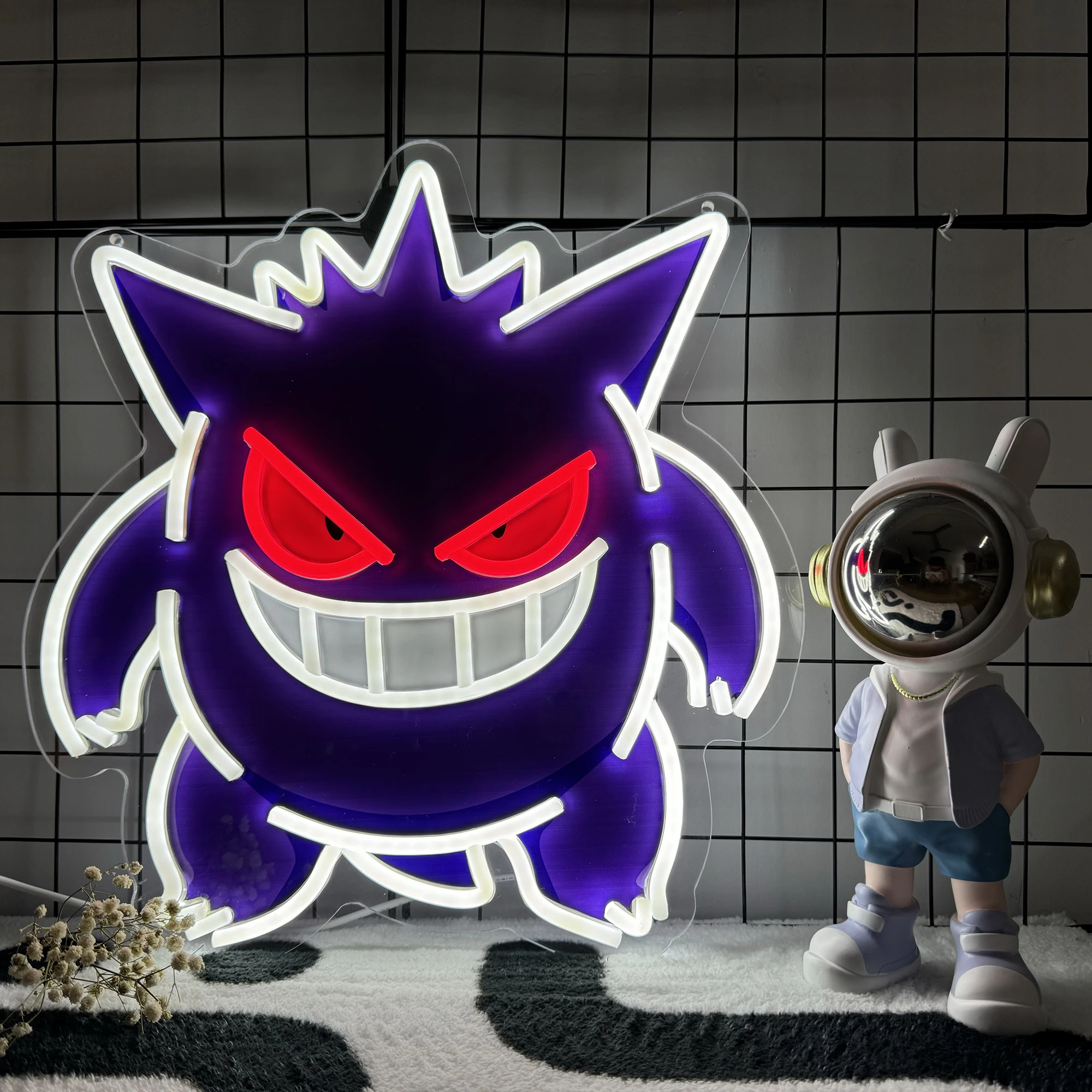 ネオン　ネオンライト　ライト　ポケモン　ポケットモンスター 新品未使用】ゲンガー ネオン 照明 ネオンサイン インテリア