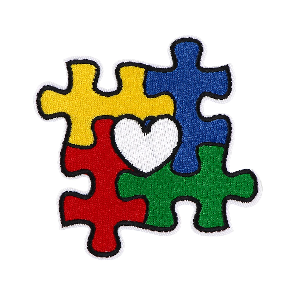 AutismAwarenessEmbroideredPatchesforClothingAdhesivePatcheson