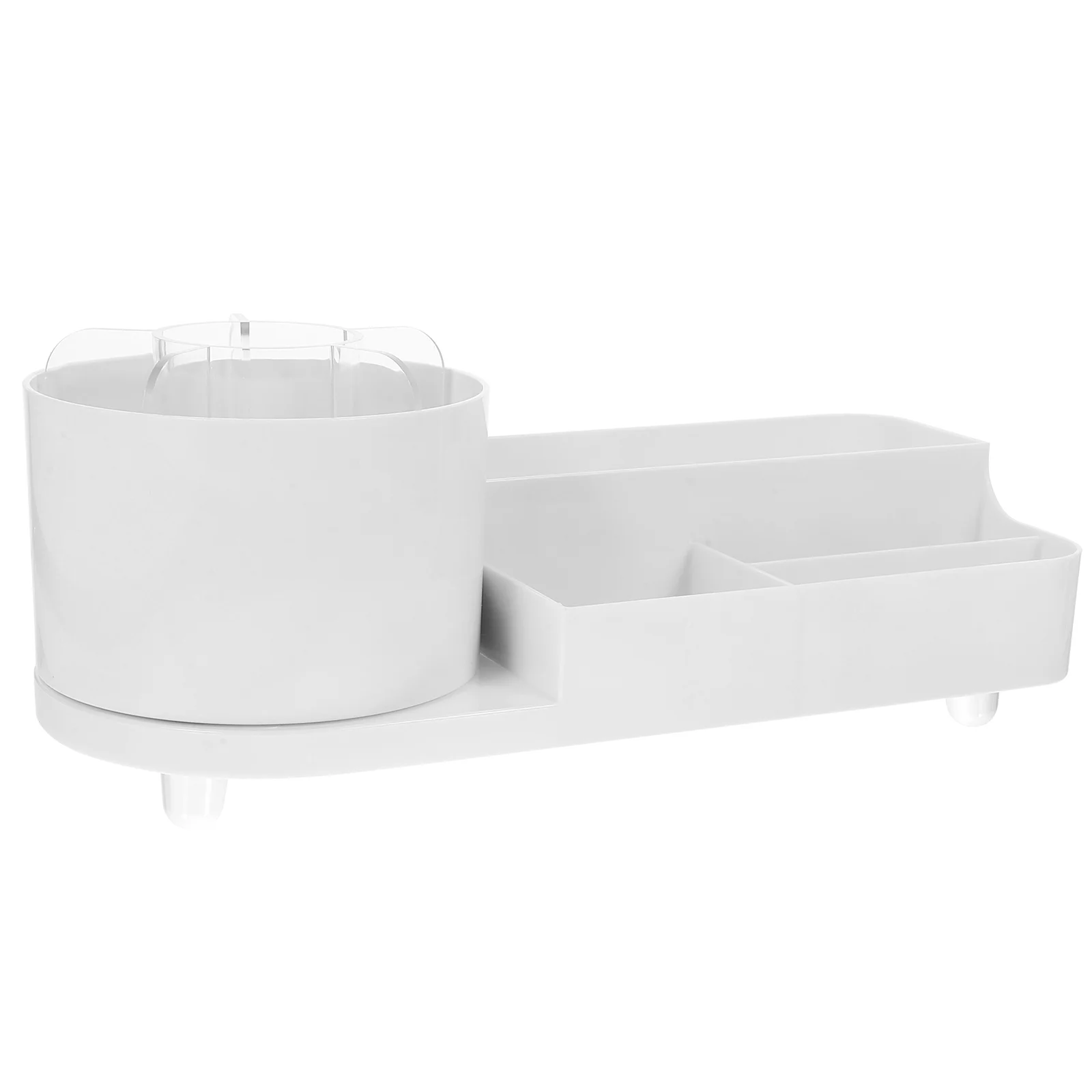 

Rack Makeup Storage Box Makeup Brush Plastic Cosmetics Desk Organizer