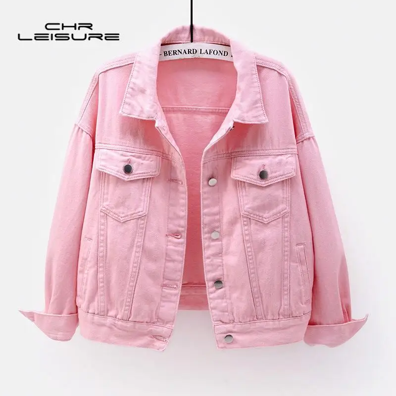 

CHRLEISURE Casual Cowboy Jackets Fashion Woman Beautiful Vests for Women Comfortable Solid Color Jacket