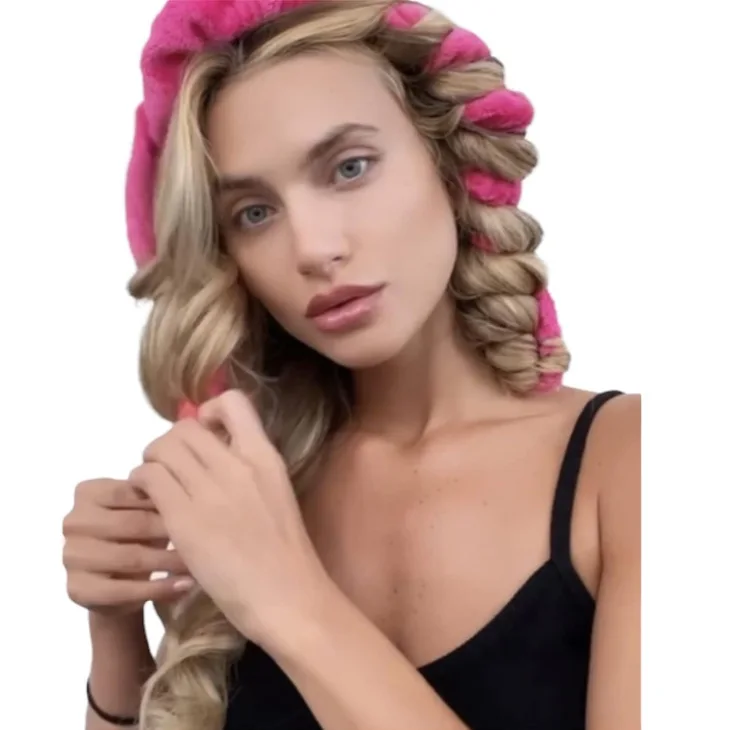 Lazy Curly Hair Artifact Heatless Sleeping Hair Curlers Heatless Curls Headband Soft Hairs Roller Curler Strap For Long hair styling tool hair curling tools
