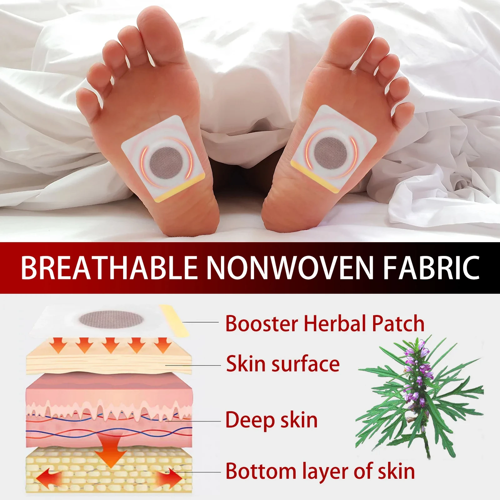 Height Increase Patch Acupoint Stimulation Improve Blood Circulation Multivitamin Supplement Grow Taller Patch for Adults Kids