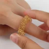 5-15pcs Acupressure Rings Spiky Sensory Finger Rings Set for Teens Adults Stress Reducer Massager Stress Relief Fidget Toys 4