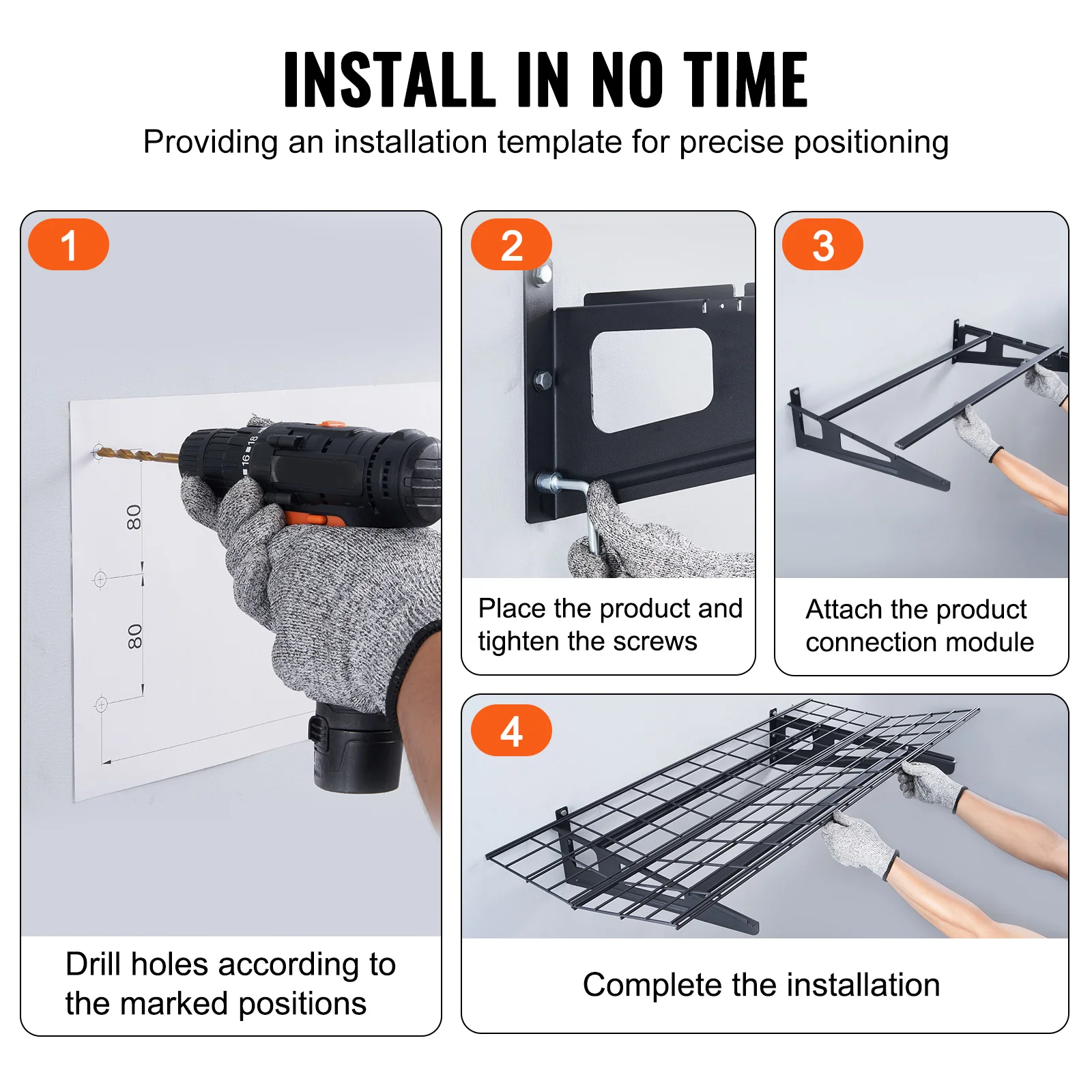 Wall Mounted Power Tool Rack 4
