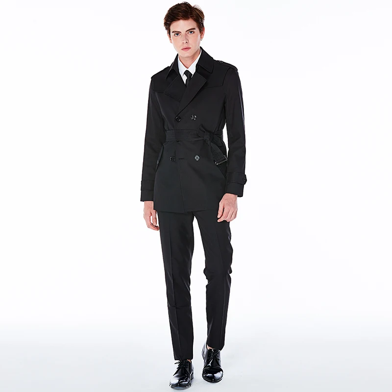 ジャケット・アウター Polyester Typewriter Double BreastedCoat ジャケット・アウター Polyester Typewriter Double