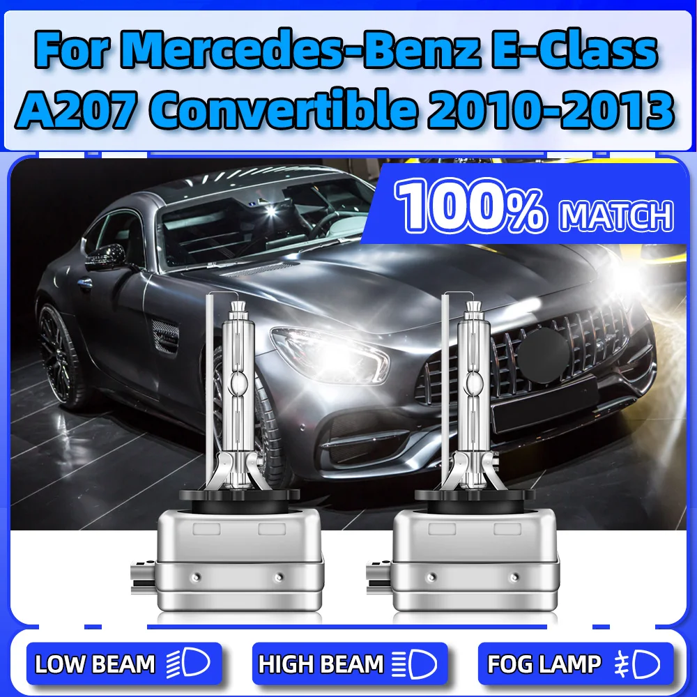 

35W Xenon Headlight 20000LM HID Xenon Front Lamps 6000K White For Mercedes-Benz E Class A207 Convertible 2010 2011 2012 2013