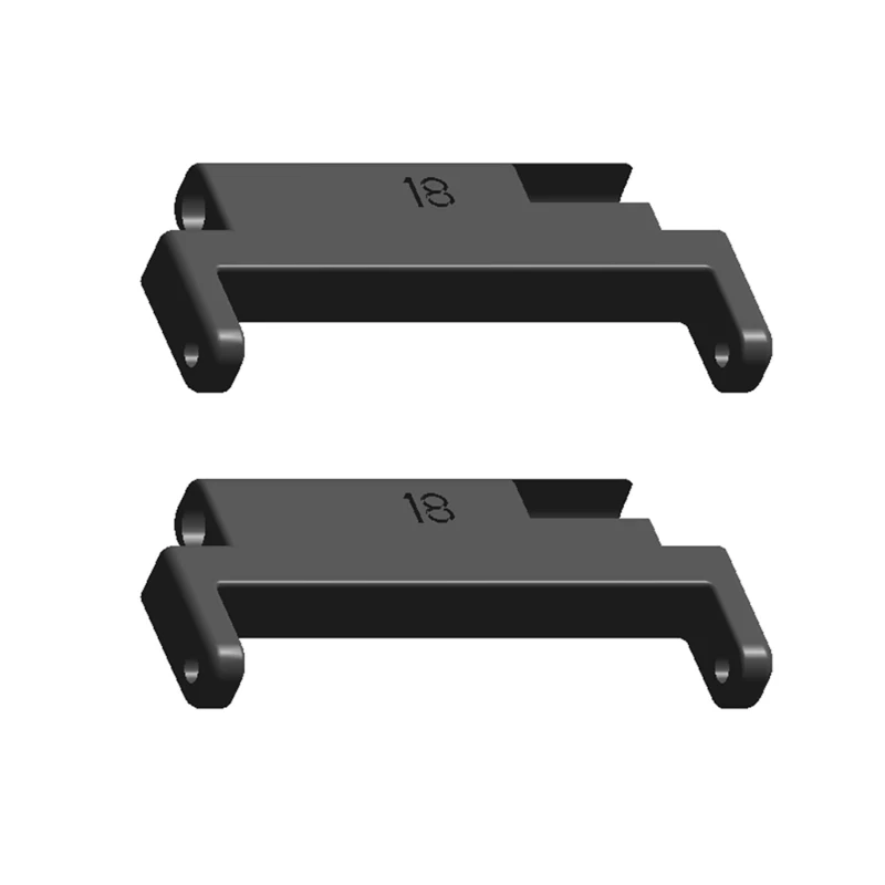Quick Release Metal Watch Strap Connector Lugs Adapter Attachment, 2pcs
