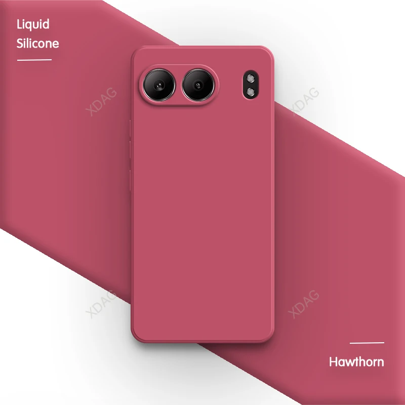 Soft Silicone Phone Case with Lens Protection and Candy Color Design