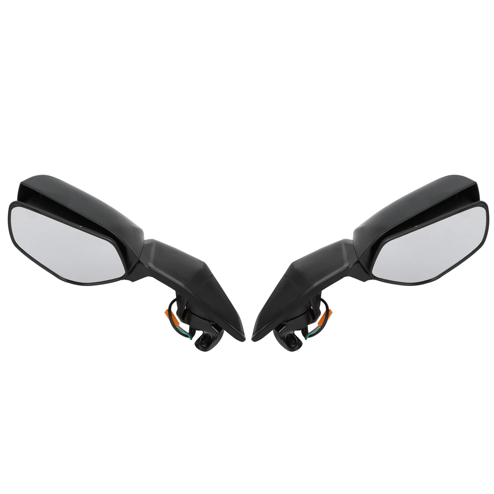 Artudatech Left & Right Side Rear View Mirror Indicator For Kawasaki Ninja Zx10R 2016-2020
