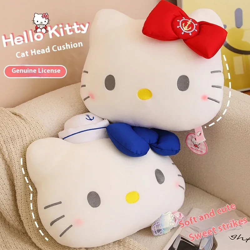 

Домашняя плюшевая подушка для сна с вышивкой Hello Kitty, Офисная Подушка для сна, подушка для сна с милым котом, подушка для сиденья для девушки, подарки для декомпрессии