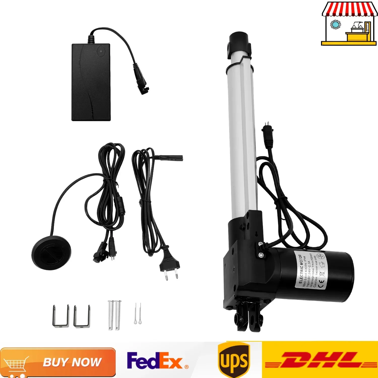 Electric Linear Actuator| 220V Multi-function 230mm 6000N Heavy Linear Actuator Motor| for Automotive Industrial Machinery Home