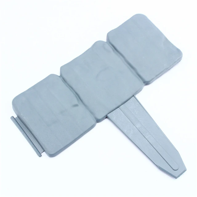 1 Db Kerti Kerítés Határ Menti Összecsukható Táj Szürke Narancssárga Virágkerítés Kert Szegény Gyep Utánzat Kő Földelő - Image 4