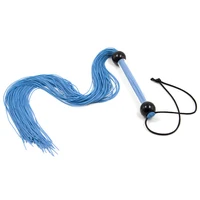 51CM Silicone Spanking Tassel Horse Whip With Handle Flogger Whips Teaching Training Riding 51cm Whips 2
