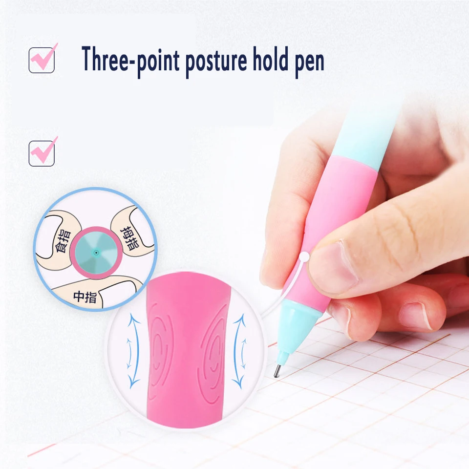 M&G Plastic Correcting Mechanical Pencil 0.9MM Easy Start Cute Automatic Pencil Grasp For Kids Writing School Supplies