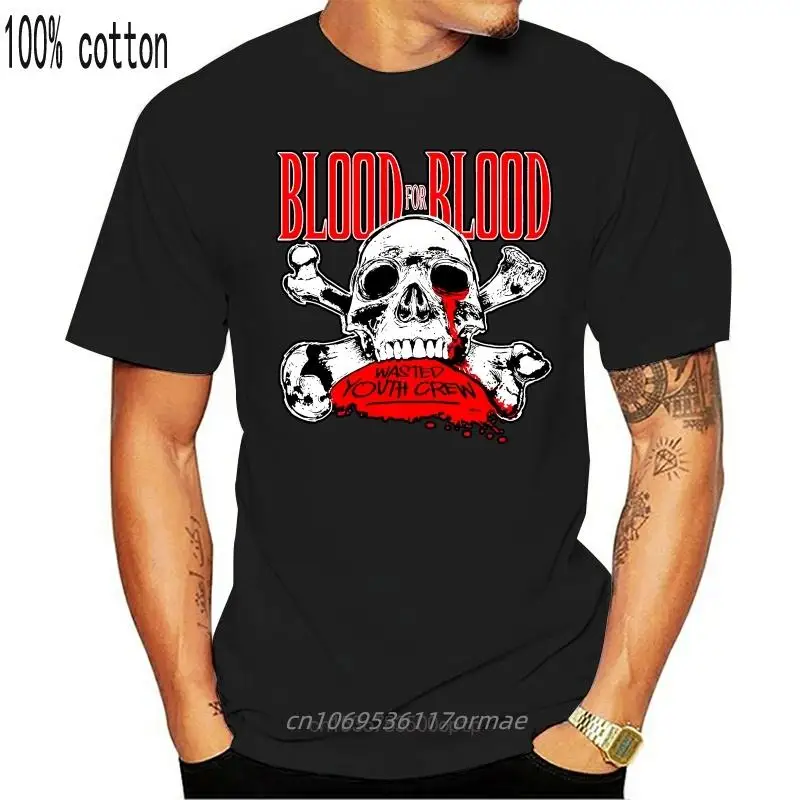 

Baru 2023 Populer Darah untuk Darah Hardcore Punk Band Pria Hitam T Shirt Ukuran S 4Xl