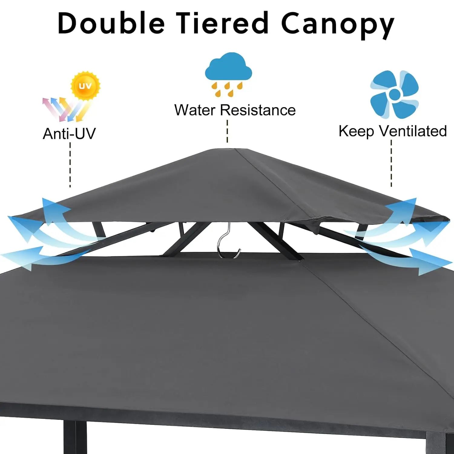Grill Gazebo with Awning 4
