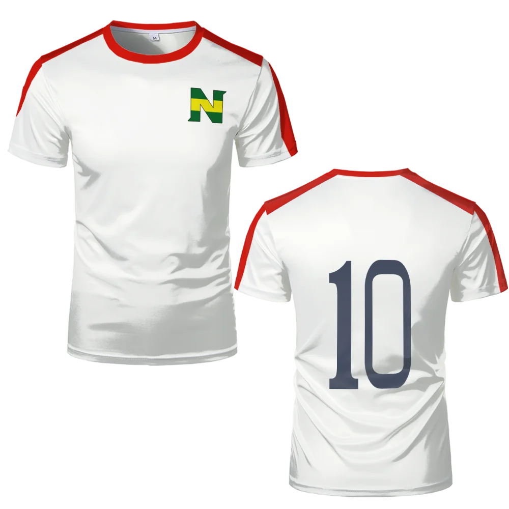 ATOM Schule Nansheng Olive und Benji Kits Fußball Jersey Animation Kapitän Männer T-shirt Hohe Qualität Casual Sport Kinder/Erwachsene Tops – Detail 12