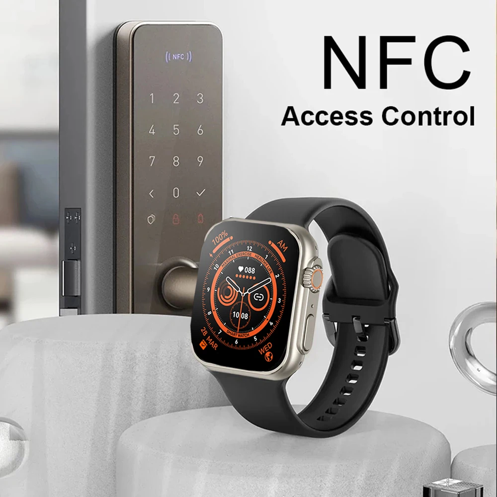 Ʈ ġ Ʈ ø 8 NFC Smartwatch    ȭ IP68    HD ȭ