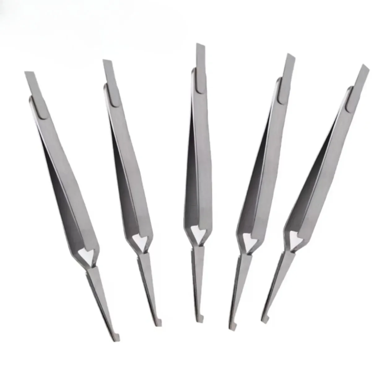 15pc/10pc/5pc Dental Bracket Tweezers Holder Instrument Stainless Steel Serrated Orthodontic Tweezers Plier for Teeth Care Tools 2