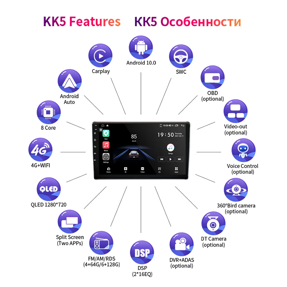 EKIY 안드로이드 라디오 블루투스 현대 I20 2015 2016 2017 2018 스마트 카 시스템 멀티미디어 플레이어 카플레이 GPS 내비게이션 KK5