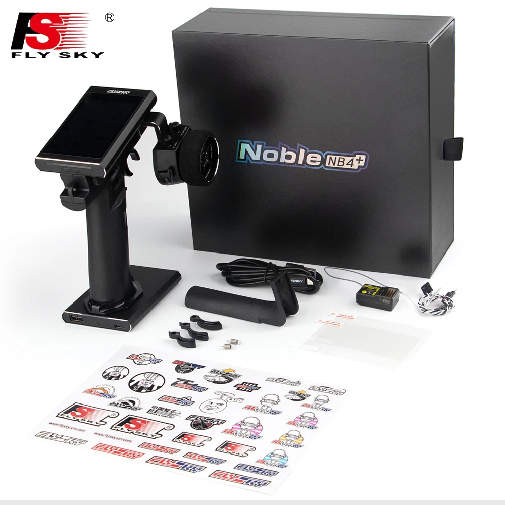Flysky FS-NB4+ NB4 Plus 2.4Ghz 8CH AFHDS3 Remote Control USB Type-C Interface 3.5-inch IPS Touchscreen Display For RC Cars Boats