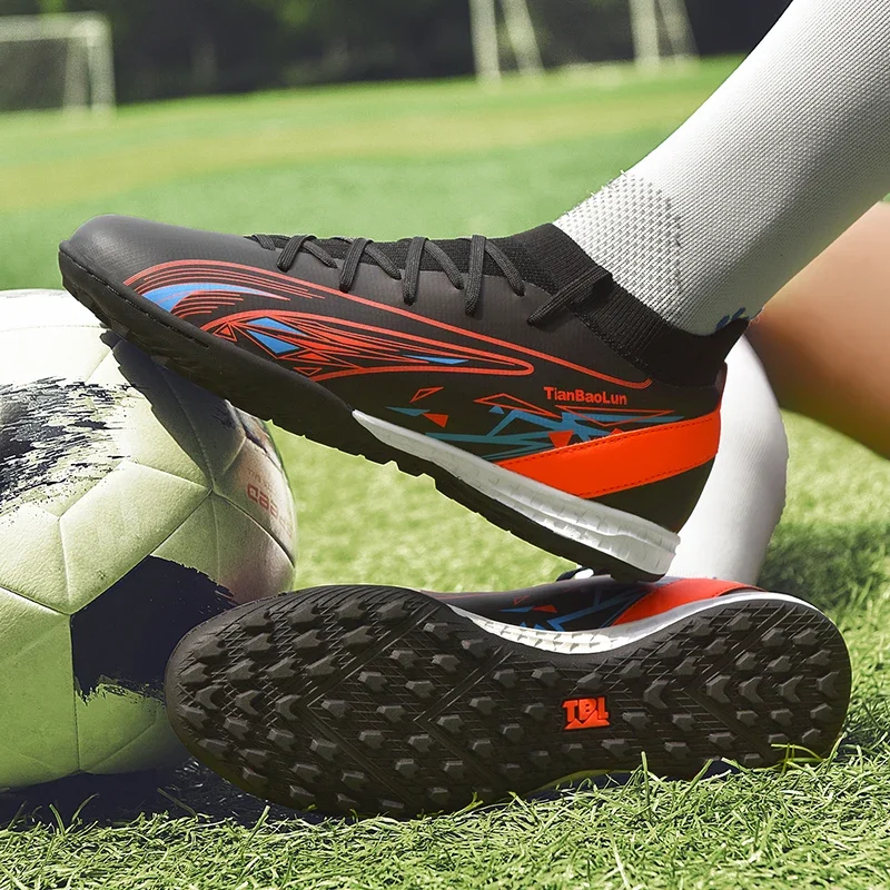 

Quality Football Boots Cleats Mbappé Durable Light Comfortable Soccer Shoes Outdoor Genuine Futsal Sneakers Studded Footwear New