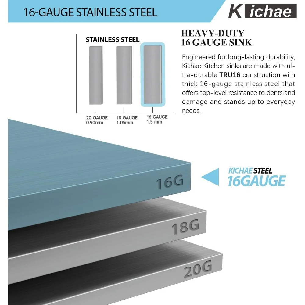 28 Kitchen Sink Drop In - 28x22 Inch Drop Sink Workstation Stainless Steel Single Bowl Topmount Overmount Kitchen Sink Handmade 6