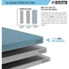 28 Kitchen Sink Drop In - 28x22 Inch Drop Sink Workstation Stainless Steel Single Bowl Topmount Overmount Kitchen Sink Handmade 6