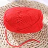 Red Milk Wool Yarn Cotton Chunky Hand Woven Crochet Knitting Wool Yarn Warm Yarn For Sweaters Hats Scarves DIY Making Craft Tool 4