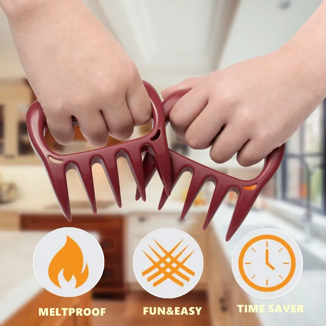 Txm Húskarmok Az Aprításhoz Grillező Karmok Húzott Sertéshús Grill Dohányzó Húst Mancs Karom Bbq Claws Rázza A Dohányos Főző Eszközt - Image 3